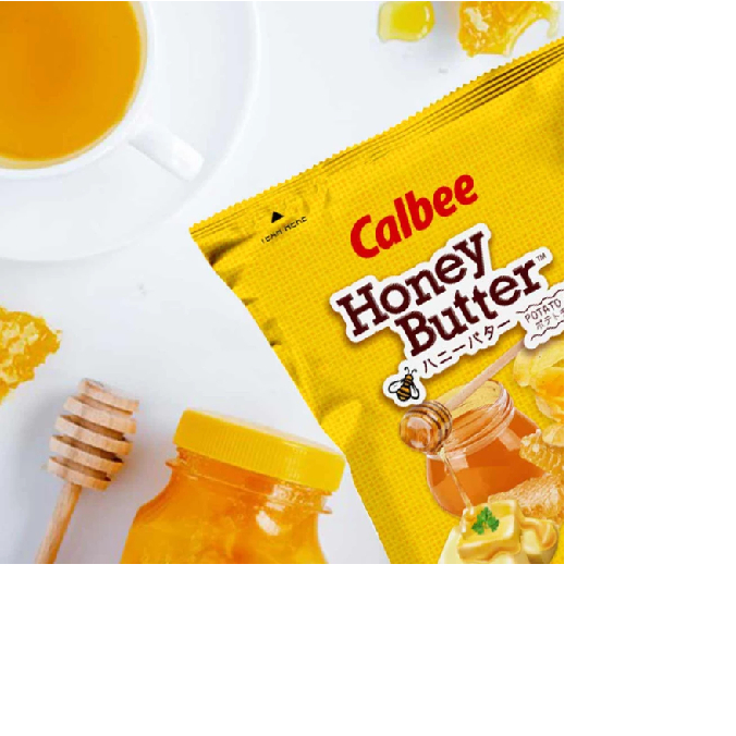 Calbee Potato Chips Honey Butter Solo Size 22g:Default- Bundle of 5 ...