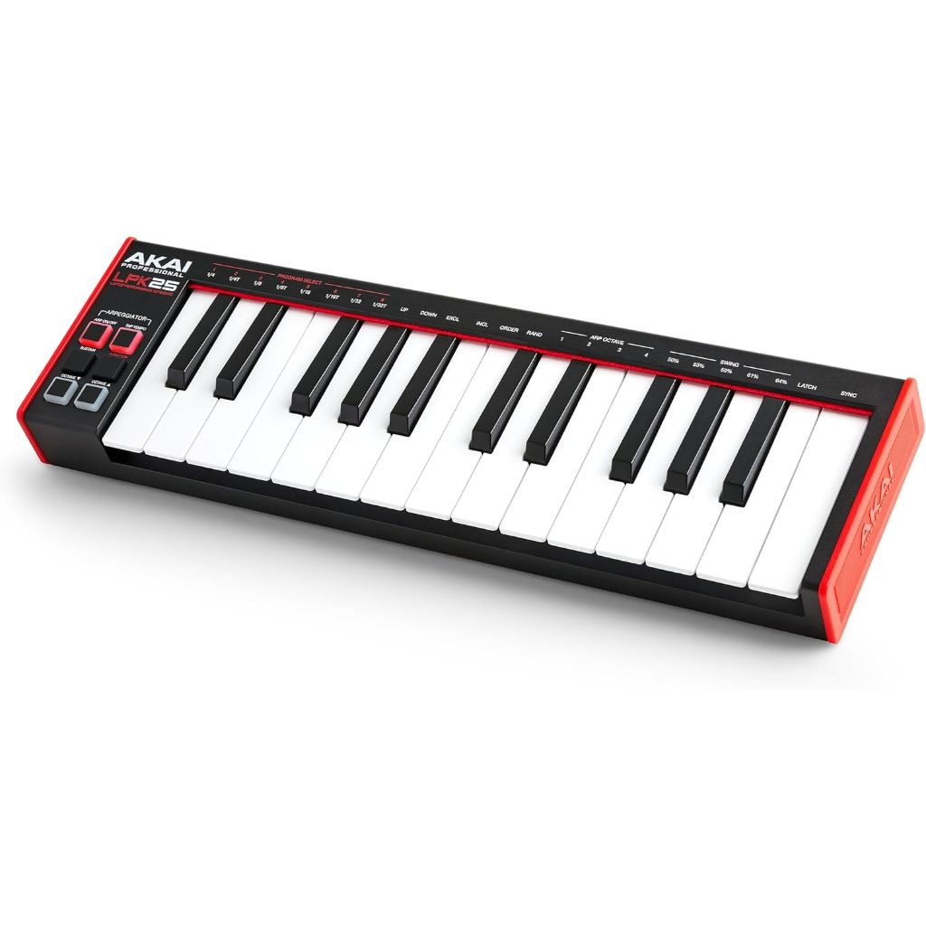 Akai Professional USB MIDI Keyboard Controller with 25-key keybed and ...
