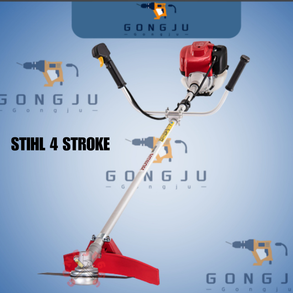 Stihl Grass Trimmer 4 Stroke Brush cutter Tiller attachment with Big ...