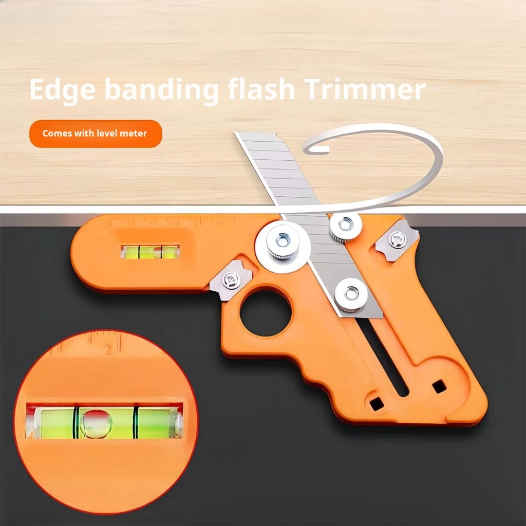 1pcs Woodworking trimmer with horizontal scale chamfer trimmer edge ...