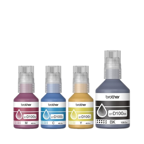 Genuine Brother BTD100BK and BTD100 CMY Ink (SET) | Shopee Philippines