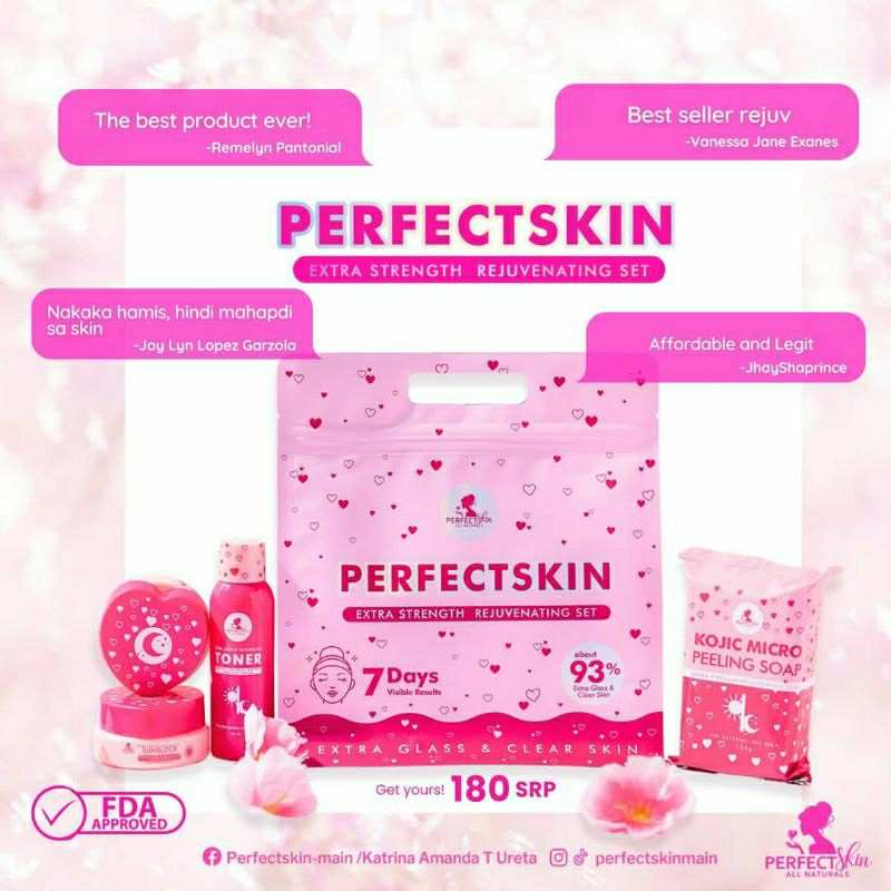 PERFECT SKIN EXTRA STRENGTH REJUVENATING SET | Shopee Philippines
