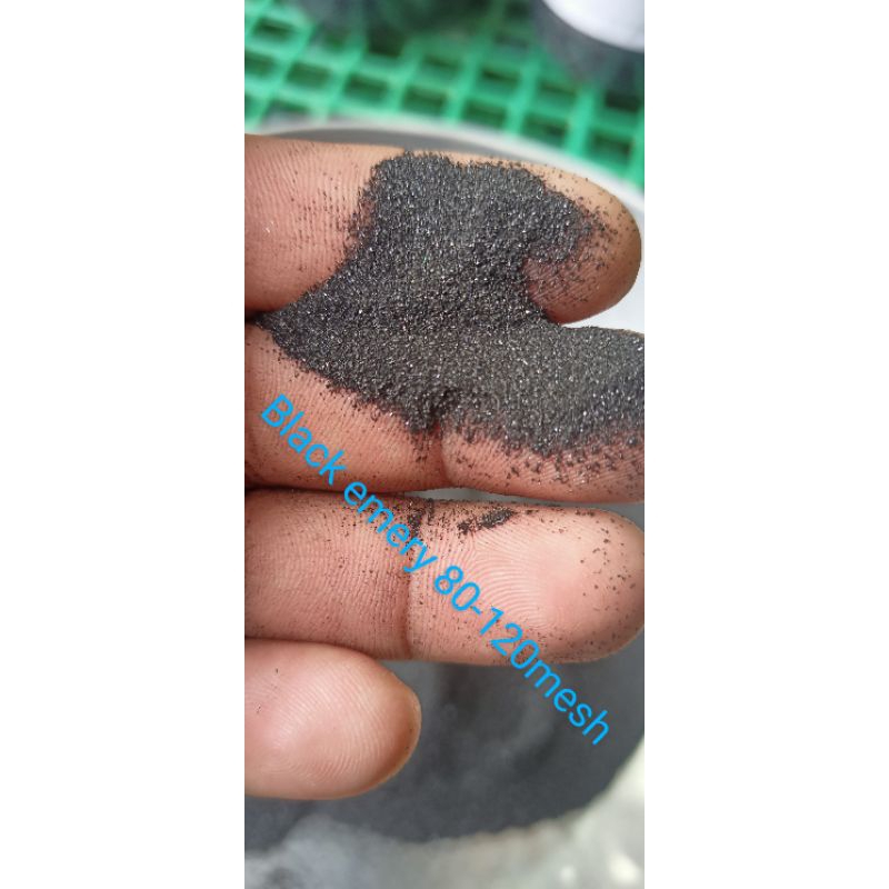 BLACK EMERY SAND FOR SANDBLASTING (80-120MESH PINO) 25kilos per sack ...