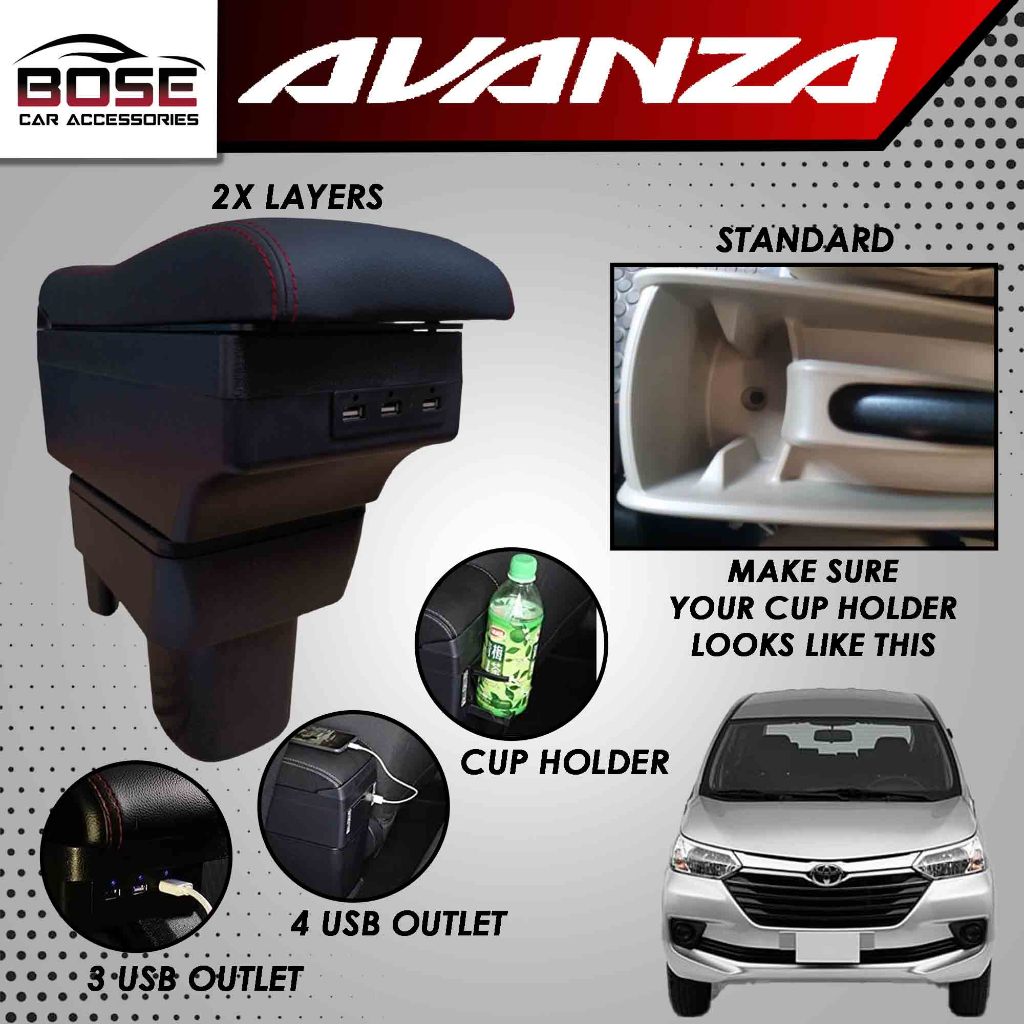 Toyota Avanza J G E 2012 - 2018 June Armrest Console Box Standard ...