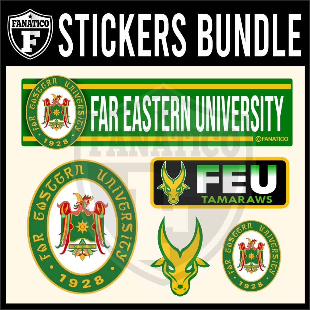 Fanatico FEU Tamarawas Vinyl Waterproof Stickers Far Eastern University ...