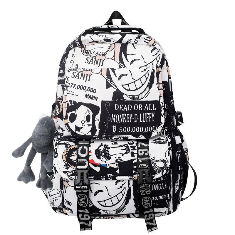 Anime One Piece Backpack for Men School Kids Boys Waterproof Packbag  Napsack Large Capacity Jansport | Shopee Philippines