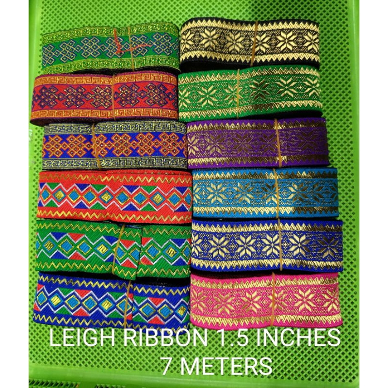 LEIGH RIBBON 1.5 INCHES 7 METERS/GUEST GRADUATION AND SASH | Shopee ...