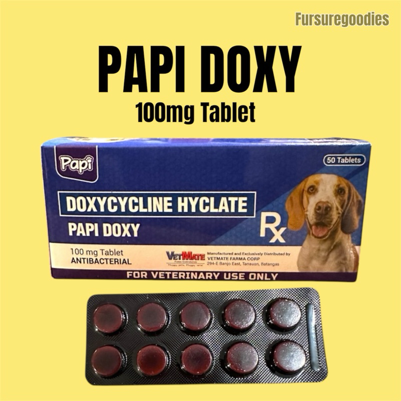 Papi Doxy Doxycycline 100mg for Pets (SOLD per Tablet) | Shopee Philippines