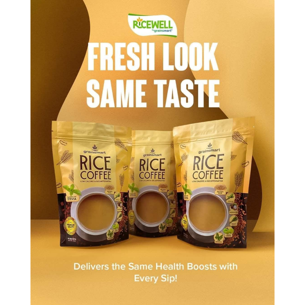 GrainSmart Original Brown Rice Slimming Coffee Caffeine-Free Energy ...