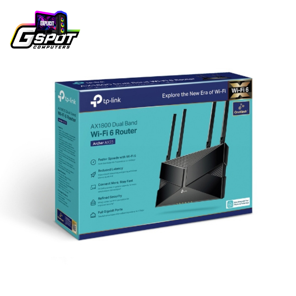TP-Link Archer AX23 AX1800 Dual-Band Wi-Fi 6 Router | Shopee Philippines
