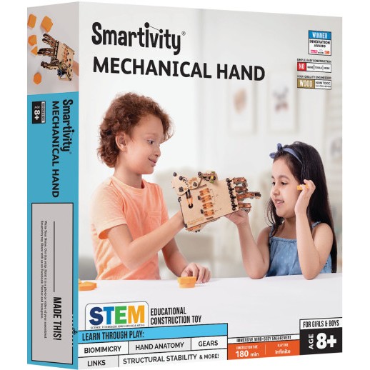 Smartivity DIY Mechanical Hand | Robotics & Engineering Learning | For ...