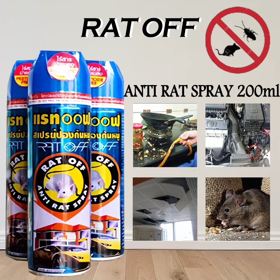 RAT OFF – Anti Rat Spray SAFE 200ml EFFECTIVE | Shopee Philippines