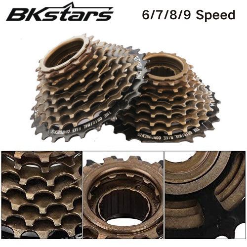 BKstars Bike Sprocket 6/7/8/9 speed Bicycle Cogs Thread Type 7 8 Speed ...