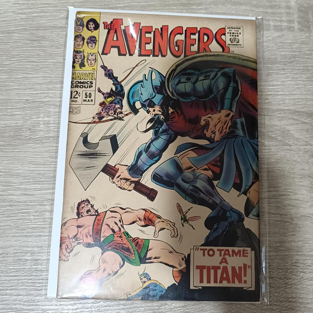 Avengers #50 - GD/VG condition (1968 Marvel comics) - 1st cameo app ...