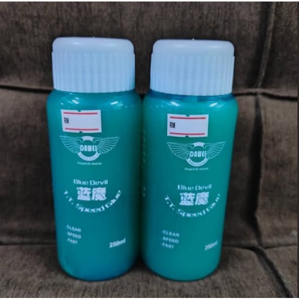 Authentic 250ml Dawei Blue Devil Speed Glue Set with Brush Original ...