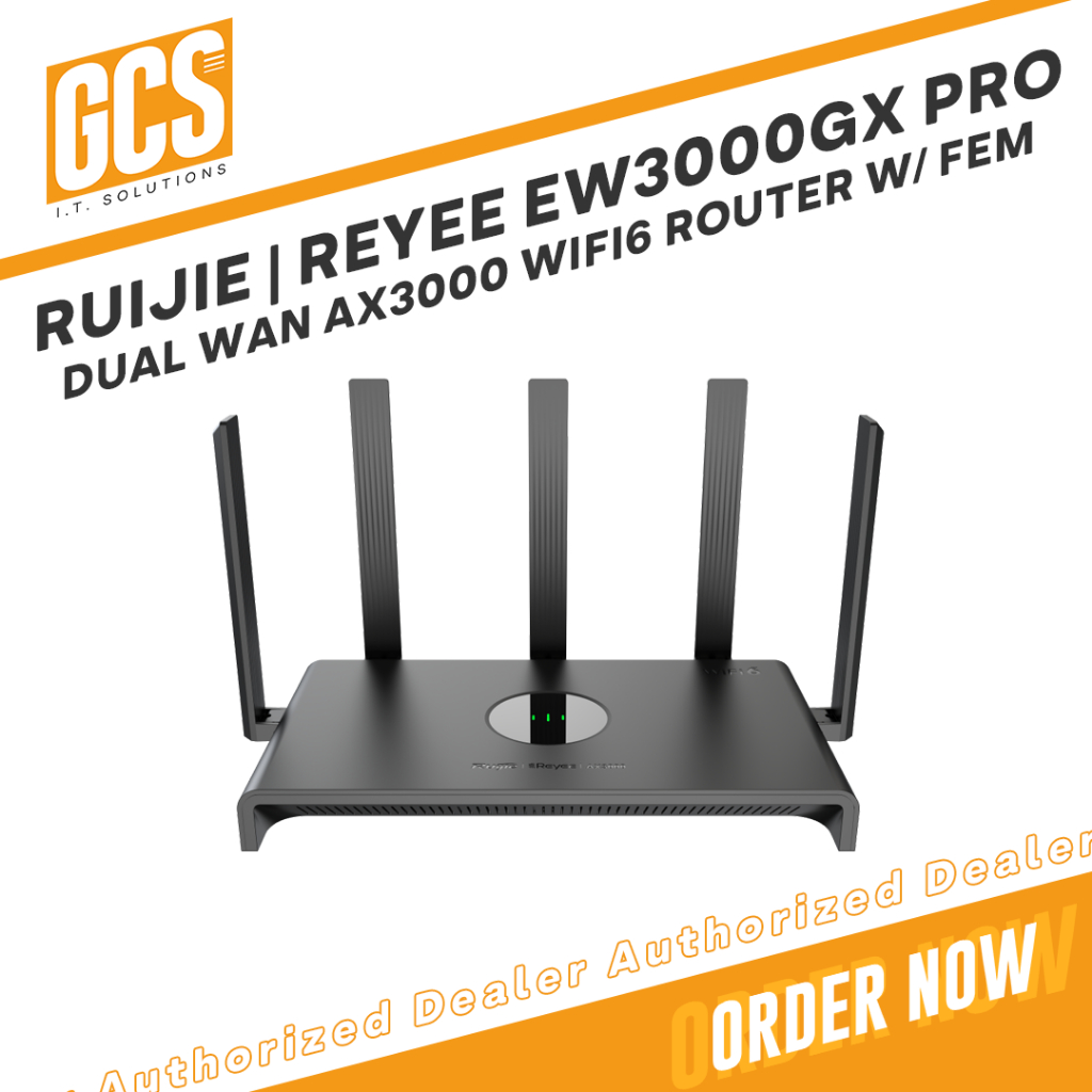 Ruijie | Reyee EW3000GX PRO AX3000 Wi-Fi 6 Dual-band Gigabit Gaming ...