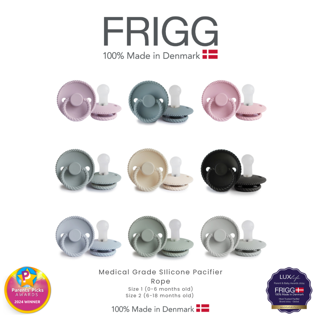 Frigg Rope Medical Grade Silicone Baby Pacifier (Single Pack) | Shopee ...