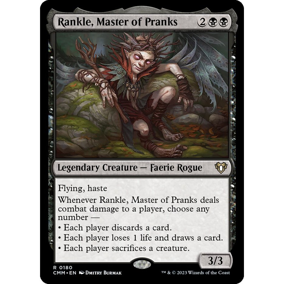 Magic: The Gathering Throne Of Eldraine Foil Card - Rankle, Master Of Pranks (Foil Edition) - View #2