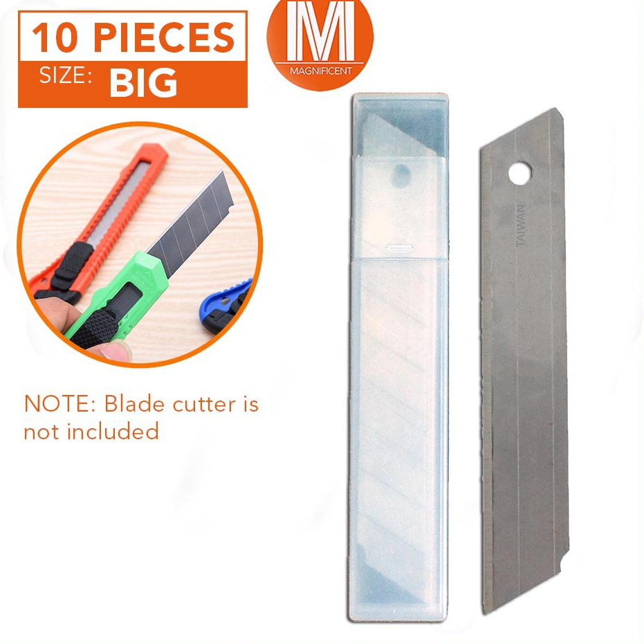 Spare Cutter Blade ( 10 Pieces) | Shopee Philippines