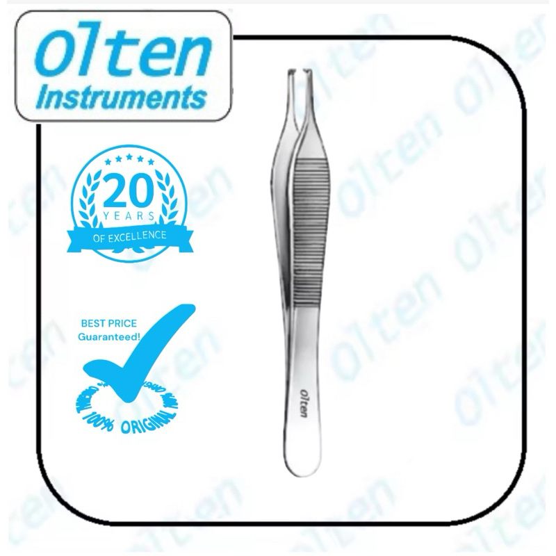 Adson Tissue Forceps (Dissecting Forceps with teeth) OLTEN INSTRUMENTS ...