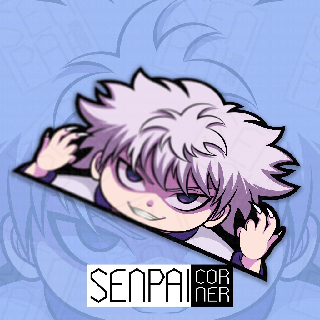Killua Zoldyck Peeker Sticker V2 | Shopee Philippines