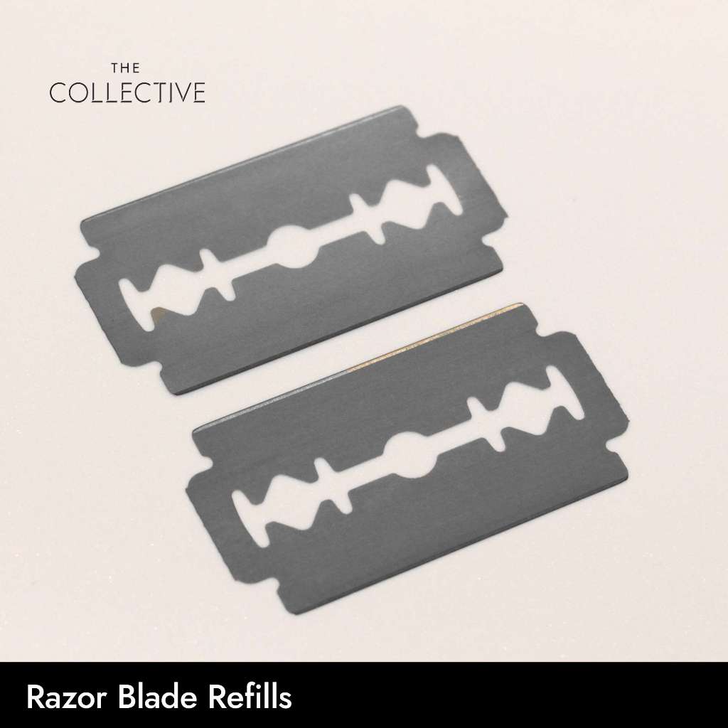The Collective Razor Blade Refills 10 Blades ( Long Lasting | Stainless ...