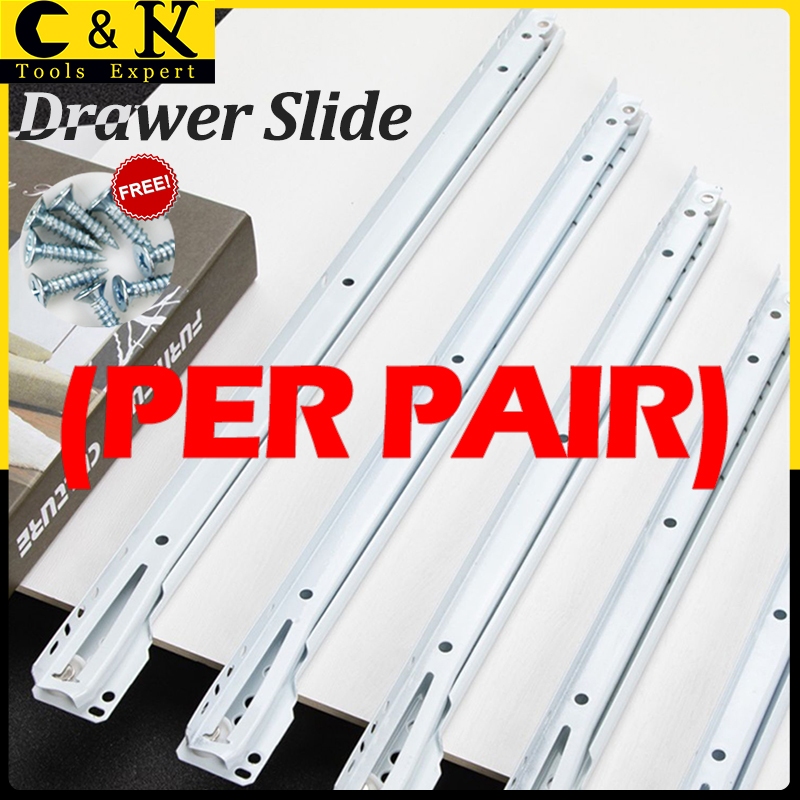 C&K Drawer Slide 1PAIR (2pcs) Drawer Guide Keyboard Drawer Slide For ...