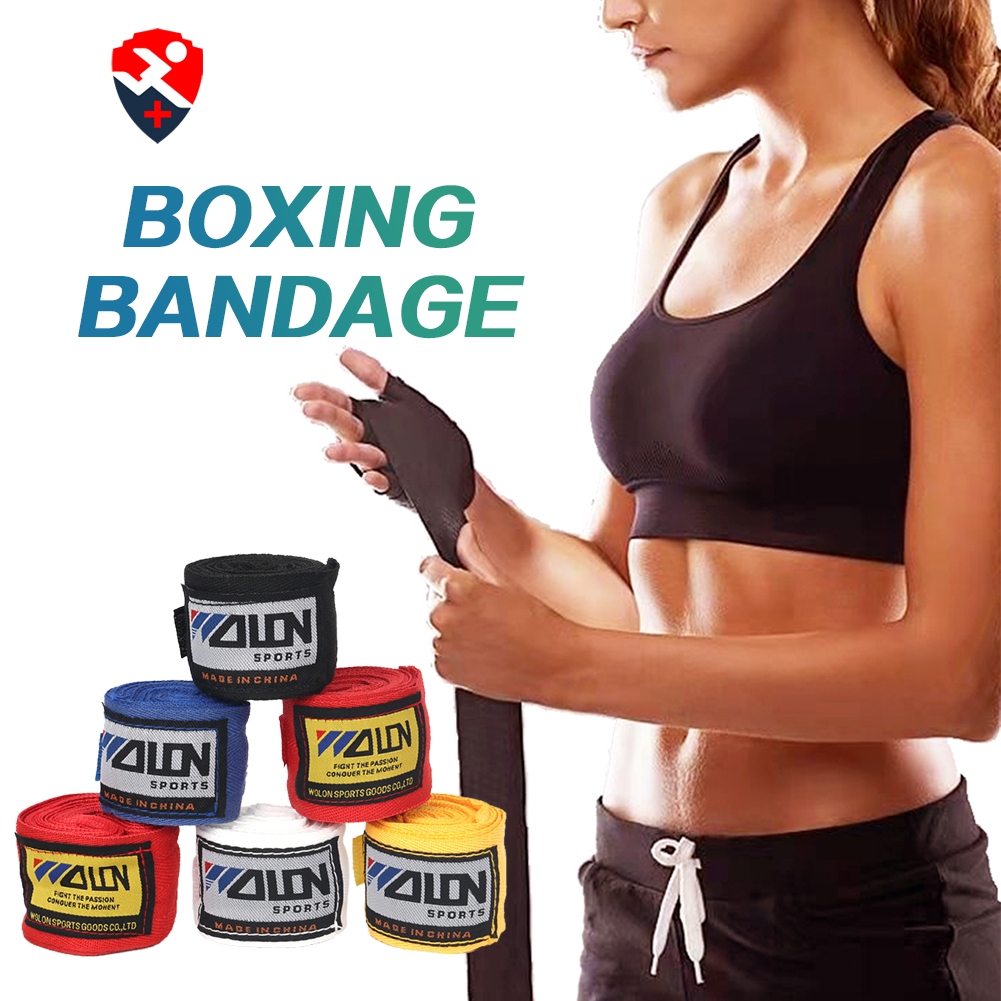 2.5-3.5-5M 1Pair Boxing Bandage Hand Wrap Cotton Bandage Thai taekwondo ...