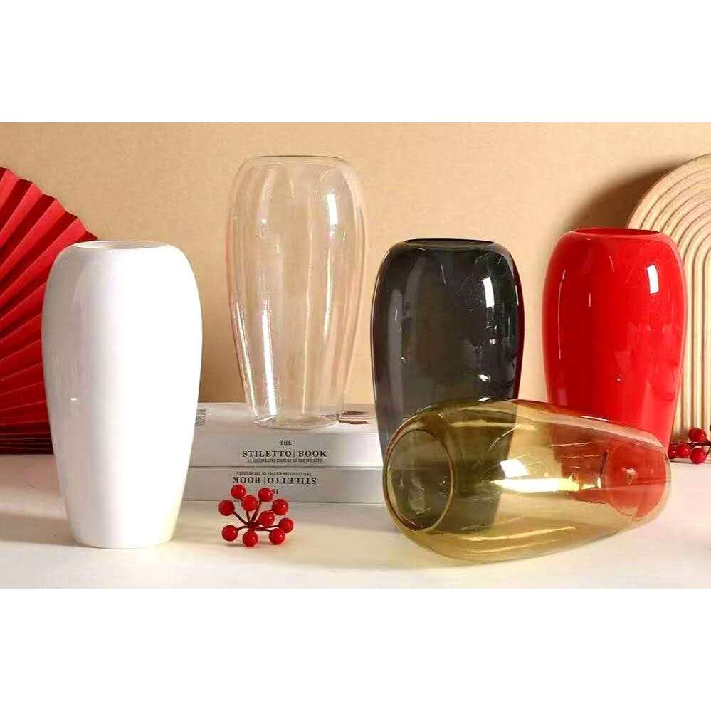 [VS] PLASTIC FLOWER VASE NORDIC STYLE HOT SIMPLE ELEGANT FOR OFFICE ...