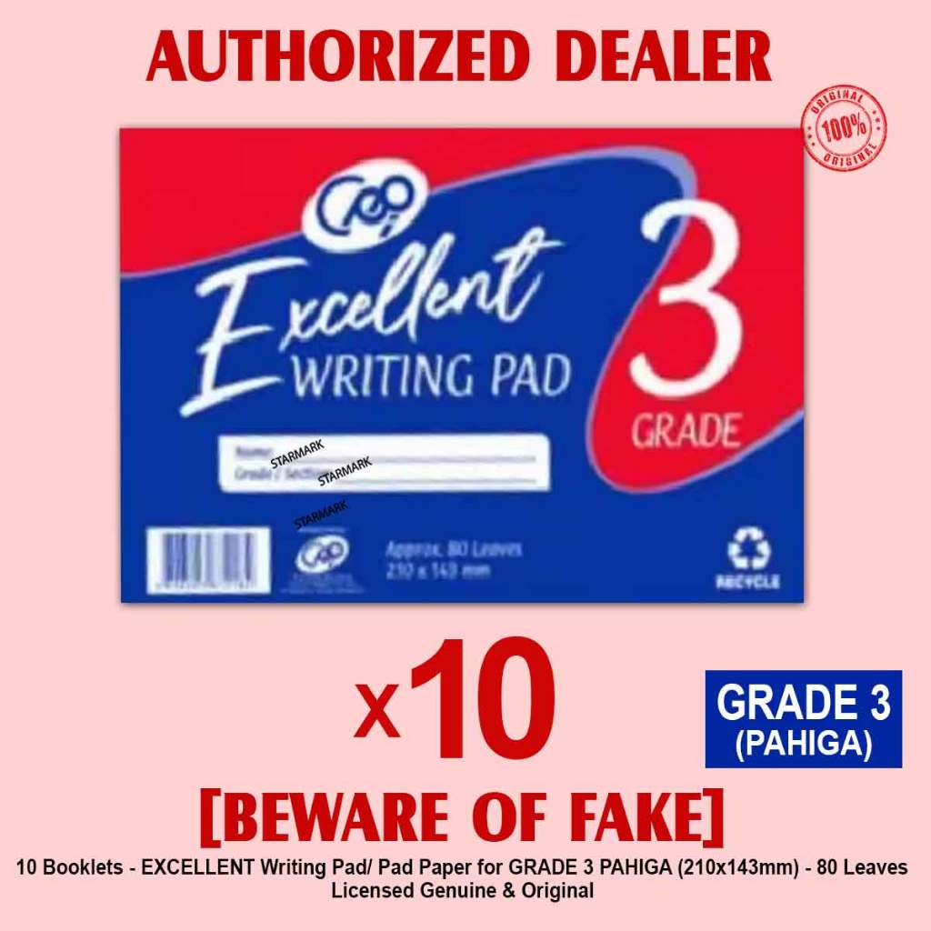 Shop grade 3 pad paper for Sale on Shopee Philippines