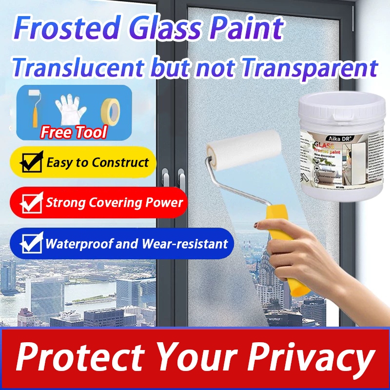 Free Tool Window Sticker Frosted Window Film Paint 500g Protect Privacy ...