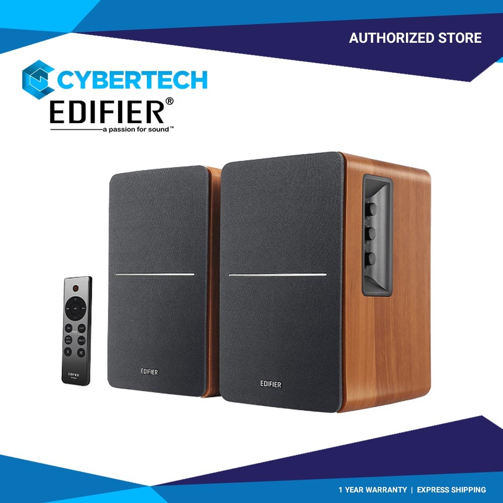 Edifier R1280Db Powered Bluetooth Bookshelf Speakers - Brown/ Black ...