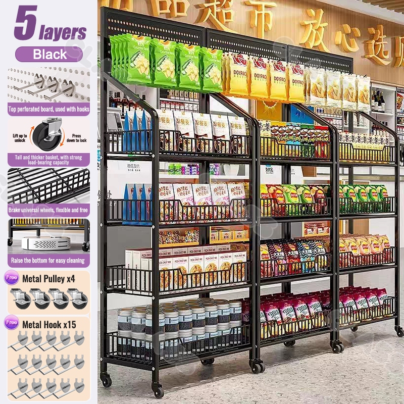 Supermarket Shelves Grocery Rack Snack Shelf For Store Rack Kitchen ...