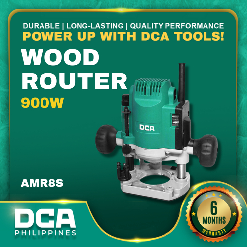 DCA AMR8S Wood Router 900W | Heavy-Duty and Flexible for Wood, Plastic ...