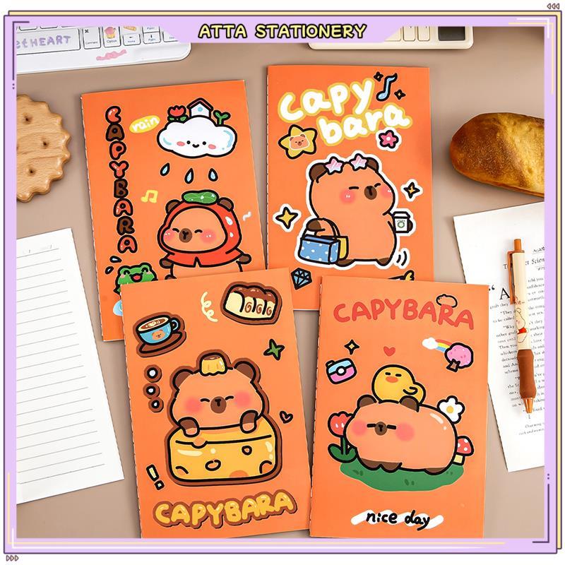 A5 28Sheets Cute Capybara Notebook Line Inner Pages Student Office ...