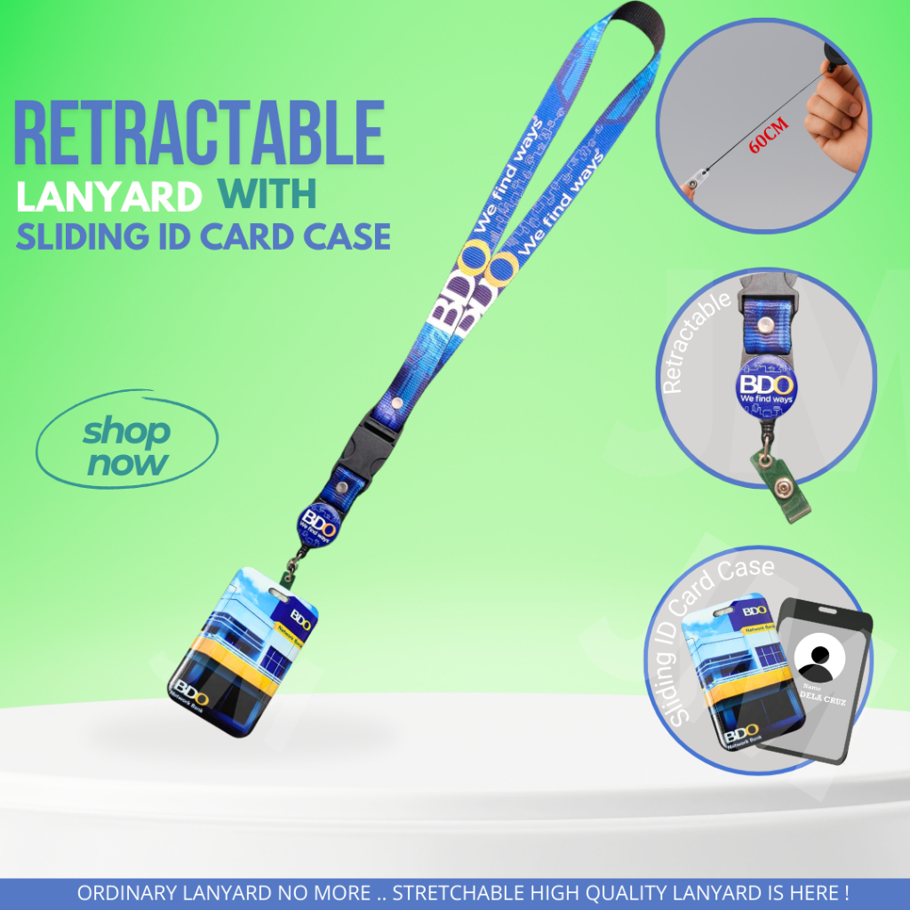 ready to ship BDO Retractable ID Lace Pull Out Stretchable Sling ...