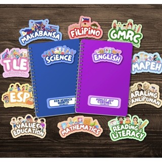 CUSTOMIZED NOTEBOOK SUBJECT LABEL / TRENDING SUBJECT STICKER 2026 BACK ...