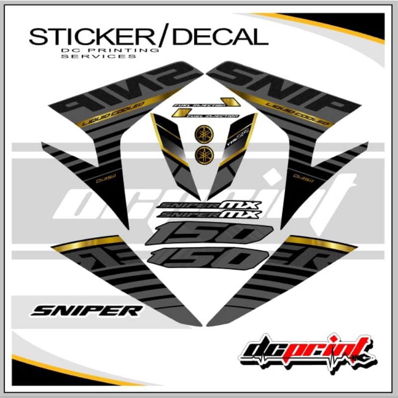 Yamaha sniper 150 decal printable laminated high quality sticker ...