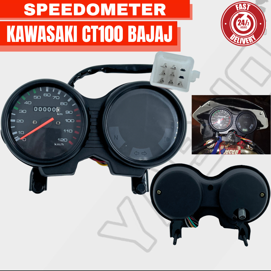 YASUO [Speedmeter] BAJAJ Ct100 Speed Meter Gauge Assy Speedometer ...
