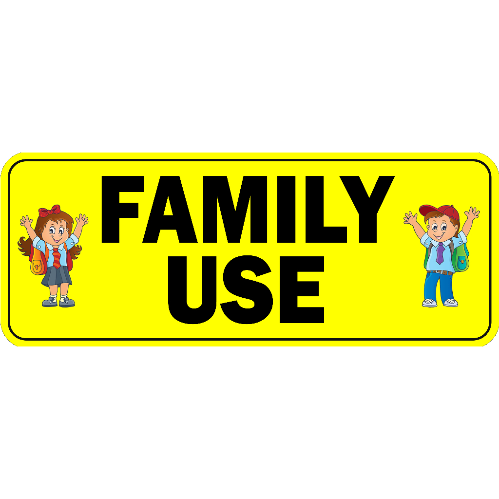 FAMILY USE (2pcs) waterproof vinyl sticker. ships in 1-2 days | Shopee ...