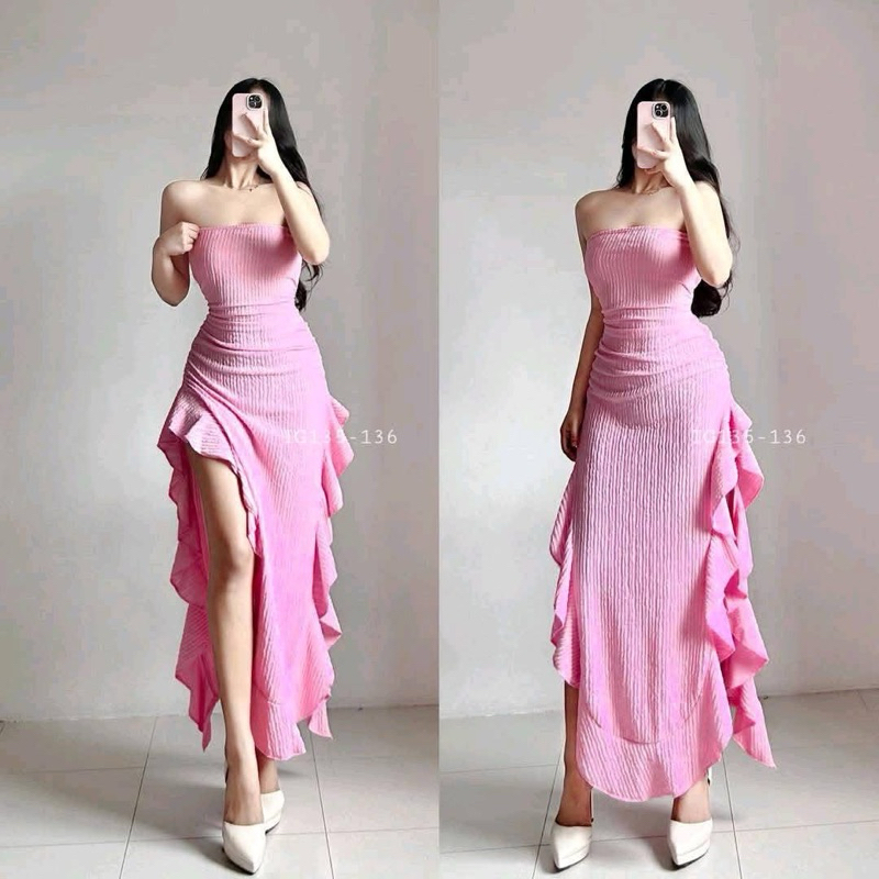 TALA MAXI TUBE FAIRY DRESS WOMEN’S FASHION APPAREL BY DKEUL | Shopee ...