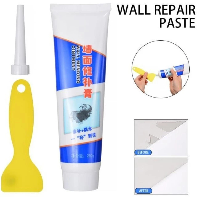Wall repair paste set ointment Wall Repair cream for Wall cracks 250g ...