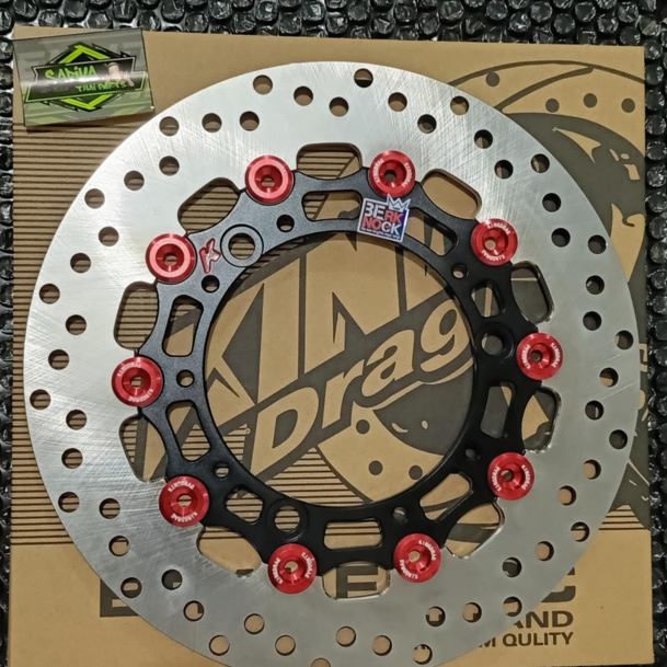 King of Drag Front Disc Brake Rotor 260MM For Yamaha NVX155 AEROX155 v1 ...