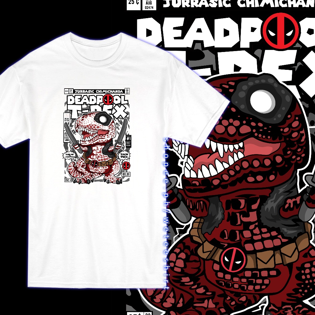 Deadpool TShirt / POP Design Collections / Cartoon Shirts T-Rex Trex ...