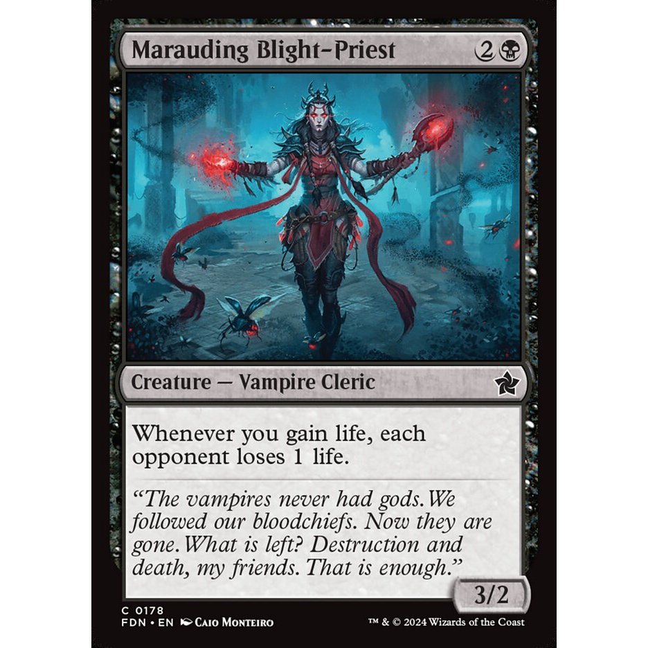 MTG Magic: The Gathering - Marauding Blight-Priest | Shopee Philippines