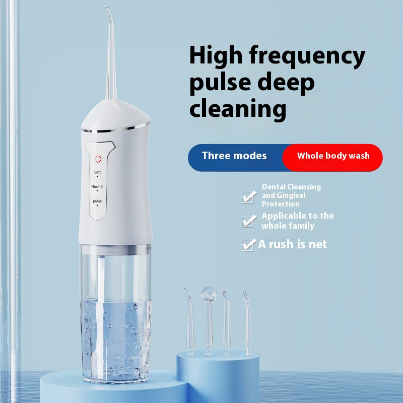Portable electric toothbrush, gentle teeth cleaning, pulse mode, no ...