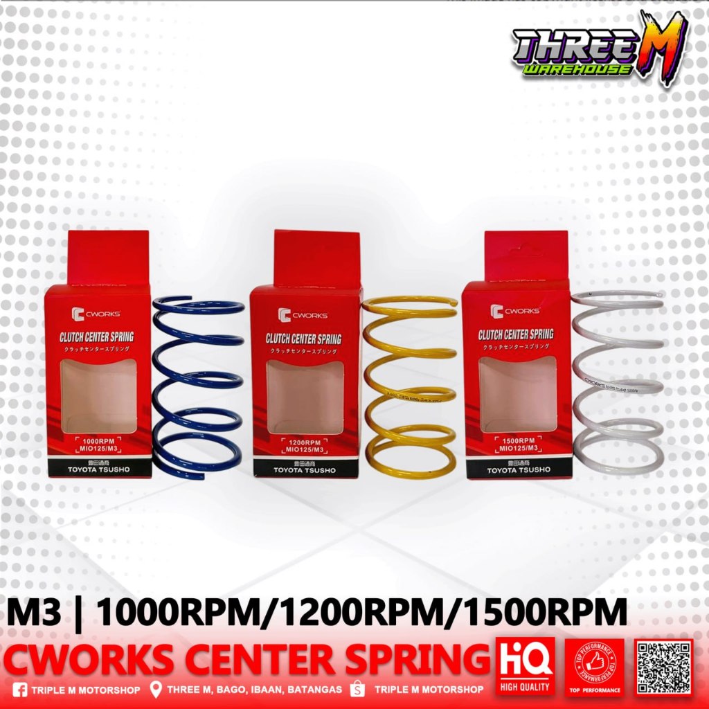 CWORKS CENTER SPRING FOR CLICK 125/150/160/M3/MIO SPORTY/NMAX/AEROX/PCX ...