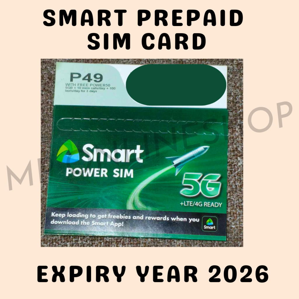 SMART Load Card and Sim Card Physical | Shopee Philippines