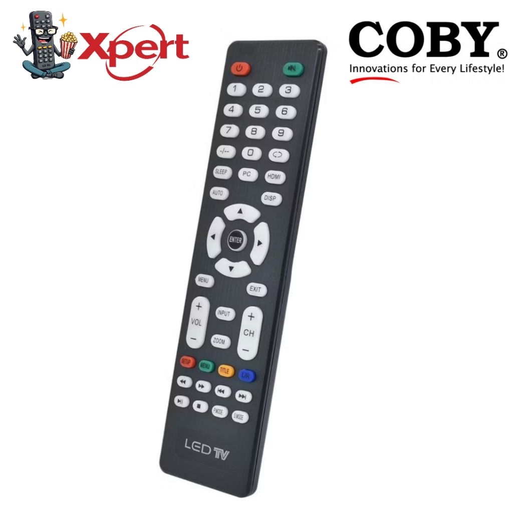 COBY and STAR COBY Led TV remote Universal remote for LED TV with same ...