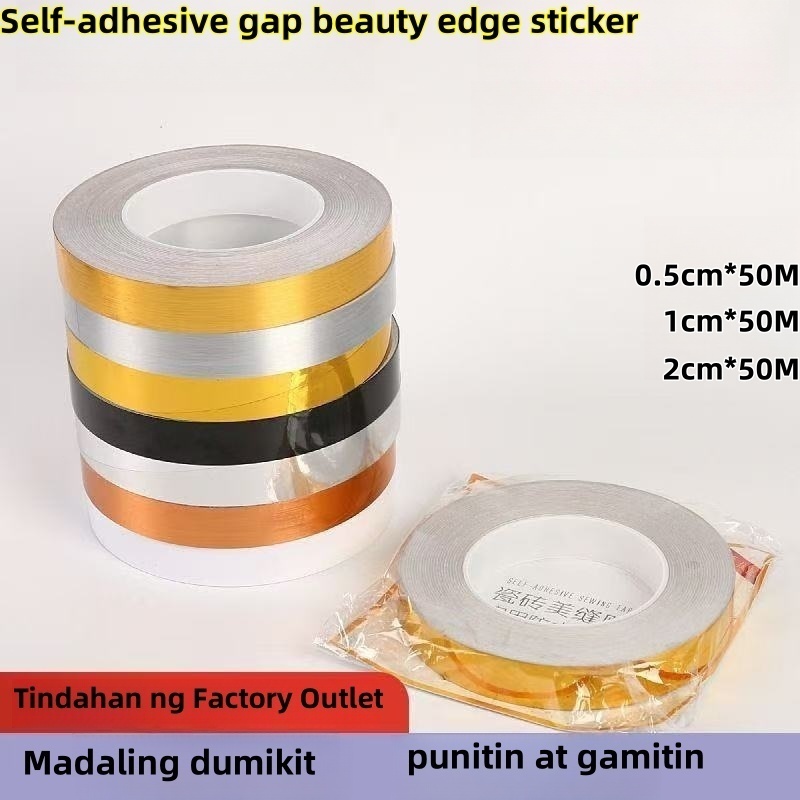 Seam stickers Waterproof at mildew-proof wall tape 50 metro wall tile ...